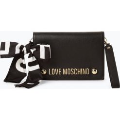 Love Moschino - Kopertówka damska, czarny. Czarne puzderka Love Moschino, z nadrukiem, z nadrukiem. Za 619,95 zł.