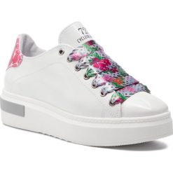 Sneakersy CYCLEUR DE LUXE - Maya CDLW191103 White. Białe półbuty damskie Cycleur De Luxe, bez wzorów, ze skóry ekologicznej, bez obcasa, na koturnie, bez zapięcia. W wyprzedaży za 349,00 zł.