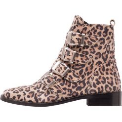 Botki damskie lity: SPM STORIES Botki kowbojki i motocyklowe light brown