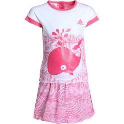 T-shirty chłopięce: adidas Performance SSET FUN SET Tshirt z nadrukiem white/reapnk