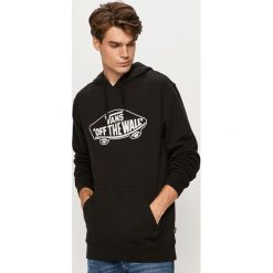 Vans - Bluza. Czarne bluzy męskie Vans, s, z nadrukiem, z bawełny, z kapturem, bez rękawów, z kapturem. W wyprzedaży za 249,90 zł.
