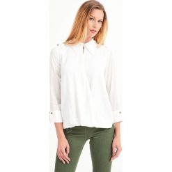 KOSZULA ELISABETTA FRANCHI. Koszule damskie Elisabetta Franchi, bez wzorów, eleganckie, bez kołnierzyka, bez rękawów. Za 1319,00 zł.