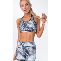 Topy damskie: Krótki top multicolor/niebieski MR15487