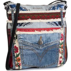 Torebka DESIGUAL - 19WAXD13 3000. Niebieskie listonoszki damskie Desigual, bez wzorów, z materiału, na ramię, bez dodatków. Za 299,00 zł.