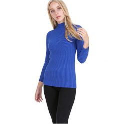 Doca Damski Sweter 38079 (Rozmiar M). Niebieskie swetry klasyczne damskie marki Doca, m. W wyprzedaży za 132,00 zł.