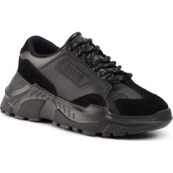 Sneakersy VERSACE JEANS COUTURE - E0YUBSC2 71238 899. Czarne sneakersy męskie Versace Jeans Couture, na co dzień, bez wzorów, z jeansu, klasyczne, bez zapięcia. Za 819,00 zł.