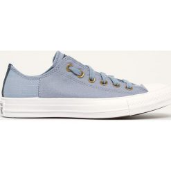 Converse - Tenisówki. Niebieskie trampki i tenisówki damskie Converse, bez wzorów, z gumy, na sznurówki. Za 299,90 zł.
