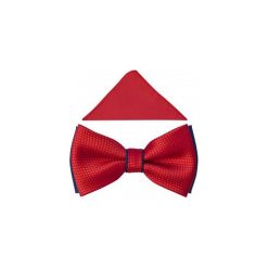 Czerwona mucha w kratkę A341. Czerwone muszki męskie Adam Collection - Krawaty i dodatki, na co dzień, w kratkę, z poliesteru, eleganckie. Za 49,50 zł.