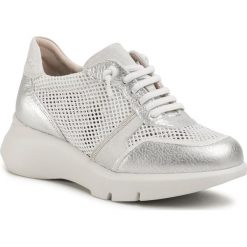 Sneakersy HISPANITAS - Cuzco HV00207 Iris/White. Szare półbuty damskie Hispanitas, bez wzorów, ze skóry, bez obcasa, bez zapięcia. W wyprzedaży za 309,00 zł.