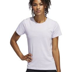 ADIDAS GO-TO TEE > FJ7297. Bluzki sportowe damskie Adidas, l, z aplikacjami, z bawełny, z dekoltem na plecach, z krótkim rękawem, krótkie, bez kaptura. Za 129,99 zł.