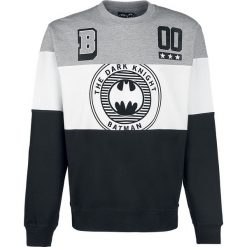 Bluzy męskie: Batman Logo – Tripanel Bluza czarny/biały/odcienie szarego