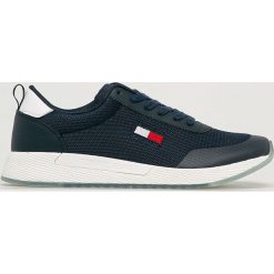 Tommy Jeans - Buty. Niebieskie sneakersy męskie Tommy Jeans, z jeansu, na sznurówki. Za 449,90 zł.