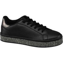 Sneakersy damskie Graceland czarne. Czarne sneakersy damskie marki Graceland, z jeansu. Za 83,00 zł.