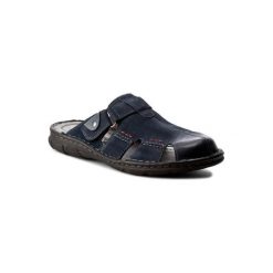 LASOCKI FOR MEN MI07-C271-320-01. Brązowe kapcie męskie Lasocki For Men, ze skóry. Za 119,99 zł.