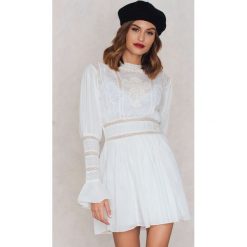 Sukienki: Free People Sukienka Mini Victorian Waisted – White