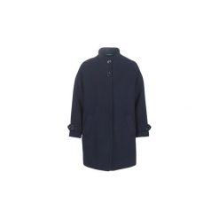 Płaszcze Benetton STORI. Niebieskie płaszcze damskie Benetton, s, bez wzorów. Za 849,00 zł.