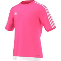 Adidas Koszulka piłkarska męska Estro 15 różowo-biała r. XL (S16163). Białe koszulki sportowe męskie Adidas, m. Za 52,62 zł.