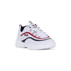 Buty Fila 150 RAY LOW WMN. Białe trampki i tenisówki damskie Fila, bez wzorów, bez zapięcia. Za 333,82 zł.