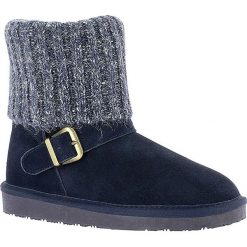 Buty zimowe damskie: Zimowe botki „Kylie” w kolorze granatowym