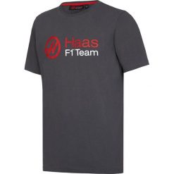 Koszulka chłopięca Logo szara r. 140cm. Szare t-shirty chłopięce Haas F1 Team, bez wzorów, bez rękawów. Za 89,00 zł.