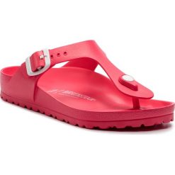 Japonki BIRKENSTOCK - Gizeh 1013096 Coral. Różowe klapki damskie marki Birkenstock, bez wzorów, z tworzywa sztucznego, bez obcasa. Za 119,00 zł.