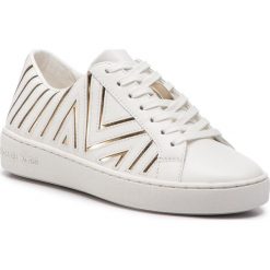 Sneakersy MICHAEL MICHAEL KORS - Whitney Lace Up 43R9WHFS4L Opt/Pl Gold. Białe półbuty damskie MICHAEL Michael Kors, ze skóry ekologicznej. W wyprzedaży za 409,00 zł.