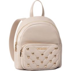 Plecak LOVE MOSCHINO - JC4235PP0AKE0110 Avorio. Brązowe plecaki damskie Love Moschino, bez wzorów, ze skóry ekologicznej, eleganckie, bez dodatków. W wyprzedaży za 609,00 zł.