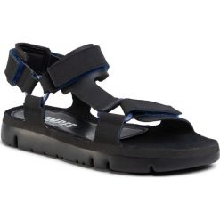 Sandały CAMPER - Oruga Sandal K100416-005 Black. Czarne klapki męskie Camper, ze skóry, bez zapięcia. Za 419,00 zł.