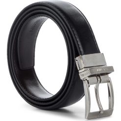 Pasek Męski VALENTINI - 001-02560-0304-01 Black. Czarne paski męskie Valentini, w paski, ze skóry. W wyprzedaży za 69,00 zł.
