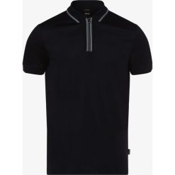 BOSS - Męska koszulka polo – Paras, niebieski. Niebieskie koszulki męskie Boss, xxl, bez wzorów, klasyczne, polo, bez rękawów. Za 495,95 zł.