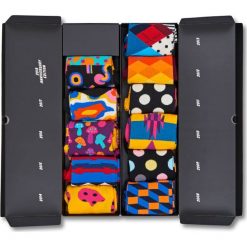 Happy Socks - Skarpetki Year Anniversary Gift Box (komplet). Szare skarpetki damskie marki Happy Socks, z bawełny. Za 399,90 zł.