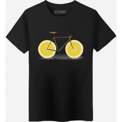 Koszulka "Zest" w kolorze czarnym. Czarne koszulki damskie Wooop, xxl, bez wzorów, z bawełny, z okrągłym kołnierzem, bez rękawów. W wyprzedaży za 56,95 zł.