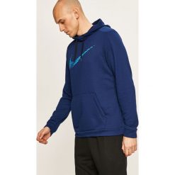 Nike - Bluza. Czarne bluzy męskie Nike, s, z nadrukiem, z poliesteru, z kapturem. Za 199,90 zł.