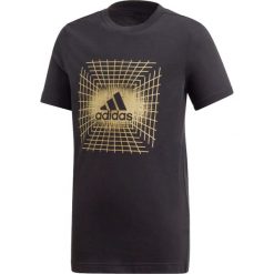 Adidas ID Metallic Tee ED6439 t-shirt uniseks czarne 140. Czarne t-shirty chłopięce Adidas, bez wzorów, z bawełny, bez rękawów. W wyprzedaży za 69,99 zł.