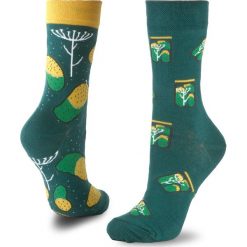 Skarpetki męskie: Skarpety Wysokie Unisex MANY MORNINGS – Pickles Zielony
