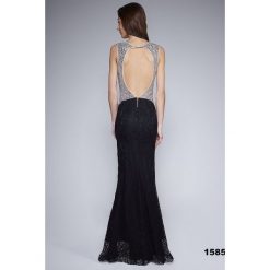 SOKY SOKA SUKIENKA CZARNY 48003-1. Czarne sukienki damskie SOKY&SOKA, xl, bez wzorów, bez kołnierzyka, z długim rękawem, długie, maxi. Za 244,46 zł.