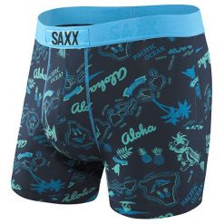 SAXX Męskie bokserki Vibe Boxer Modern Fit Midnight Alh (rozmiar M). Slipy męskie termoaktywne Saxx, bez wzorów. W wyprzedaży za 102,00 zł.