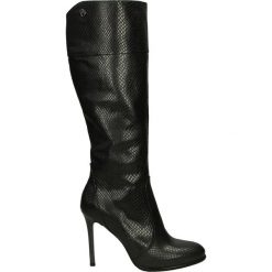 Buty zimowe damskie: Kozaki ocieplane - 1374 PIT GRIG