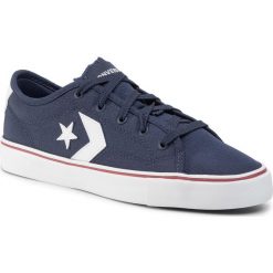 Tenisówki CONVERSE - Star Replay Ox 167526C Obsidian/Team Red/White. Niebieskie półbuty męskie Converse, na co dzień, bez wzorów, z gumy, klasyczne, bez zapięcia. Za 219,00 zł.