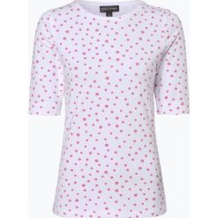 Franco Callegari - T-shirt damski, biały. Białe t-shirty damskie Franco Callegari, bez wzorów, bez kołnierzyka. Za 49,95 zł.