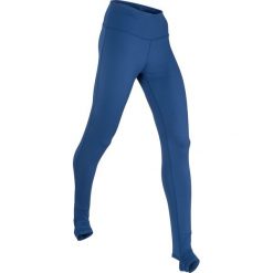 Legginsy sportowe, długie LEVEL1 bonprix kobaltowy. Niebieskie spodnie damskie bonprix, w paski, na fitness i siłownię. Za 49,99 zł.