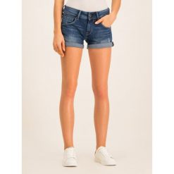Szorty jeansowe Pepe Jeans Siouxie PL800685RE800025. Niebieskie szorty damskie Pepe Jeans, bez wzorów, z elastanu. W wyprzedaży za 179,00 zł.
