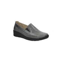 Półbuty Helios Szare półbuty slip on skórzane na koturnie 350. Szare buty ślubne damskie marki Helios. Za 188,99 zł.