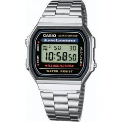 Zegarki damskie: Zegarek damski Casio Retro A168WA-1YES