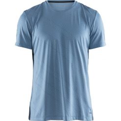 T-shirt męski CRAFT Essential niebieski. Niebieskie t-shirty męskie Craft, m, bez wzorów, ze skóry, sportowe, bez kołnierzyka. Za 81,99 zł.