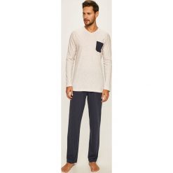 Tom Tailor Denim - Piżama. Piżamy męskie TOM TAILOR DENIM, s, bez wzorów, z bawełny, bez rękawów. W wyprzedaży za 129,90 zł.