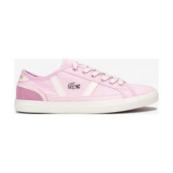 Lacoste Sideline Trampki Różowy Beżowy. Różowe trampki i tenisówki damskie Lacoste, bez wzorów, z materiału, bez zapięcia. Za 361,95 zł.