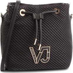 Torebka VERSACE JEANS - E1VTBBI7 70886 899. Czarne torebki klasyczne damskie Versace Jeans, bez wzorów, z jeansu, bez dodatków. W wyprzedaży za 389,00 zł.