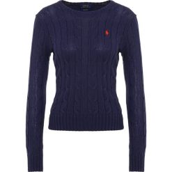 Polo Ralph Lauren JULIANNA Sweter hunter navy. Niebieskie swetry klasyczne damskie marki Polo Ralph Lauren, xl, z bawełny. Za 569,00 zł.