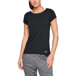 Under Armour HeatGear® Koszulka Czarny. Czarne koszulki damskie Under Armour, xs, bez wzorów, z elastanu, bez kołnierzyka, z krótkim rękawem. Za 137,95 zł.